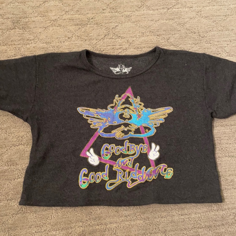 Boys lie cropped tshirt